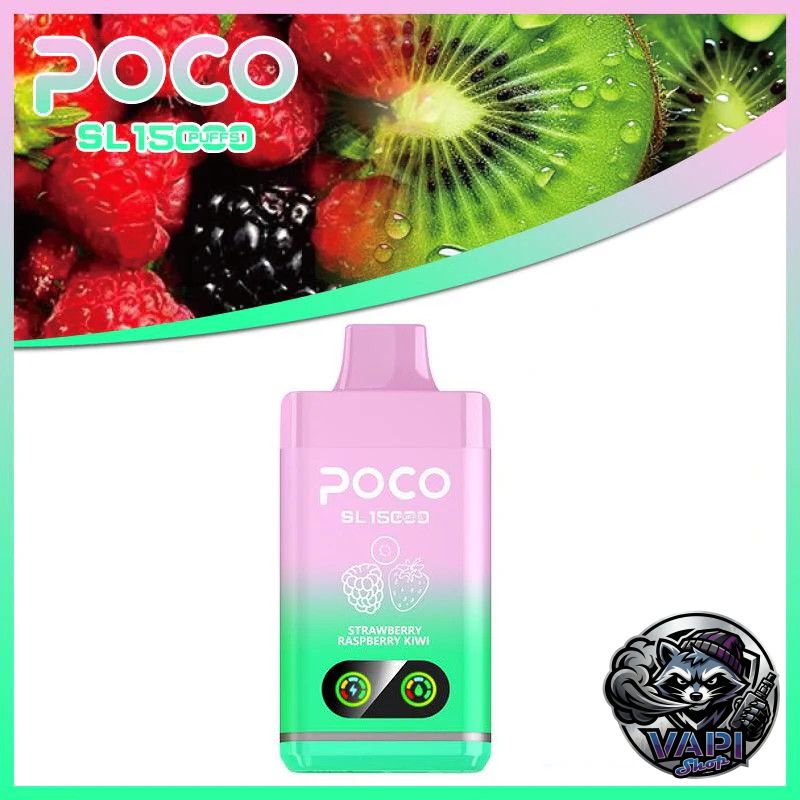 POCO SL 15000 - Jahoda Malina Kiwi 5% POCO SL 15000 - Jahoda Malina Kiwi 5%