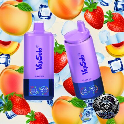 VapSolo Triple 60000 - Peach Berry & Black Ice & Strawberry Vanilla Cola 5%