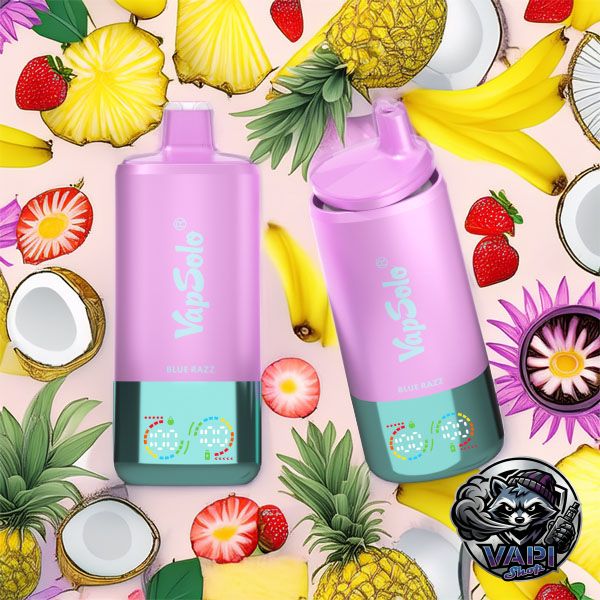 VapSolo Triple 60000 - Ananás Kokos & Modrý Malina & Jahoda Banán 5%