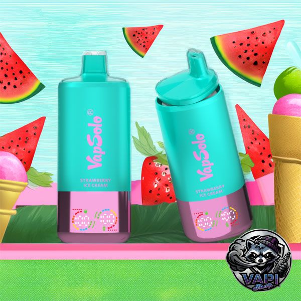 VapSolo Triple 60000 - Vodný melón & Jahodová zmrzlina & Trojitý melón 5% VapSolo Triple 60000 - Vodný melón & Jahodová zmrzlina & Trojitý melón 5%