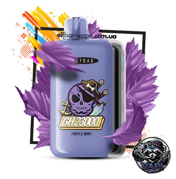 elf_bar_gh23000_purple_mint_vape Elf Bar GH 23000 Purple Mint 5%