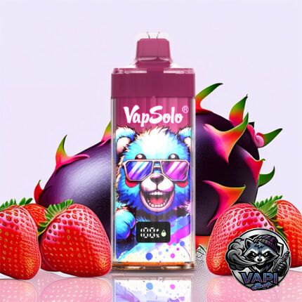 VapSolo King Pro 40000 - Black Ice Dragon Fruit Strawberry 5%