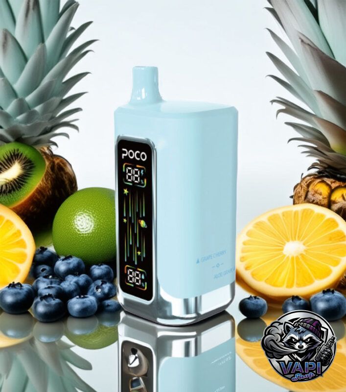 POCO-FR80000-Blueberry-Sour-Raspberry–Kiwi-Pineapple-Ice–Grape-Cherry–Aloe-Grape