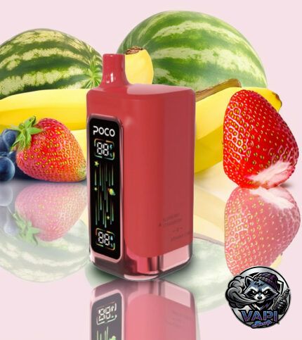 Poco FR 80000 – Strawberry Raspberry Cherry & Watermelon Lychee & Blueberry Strawberry & Banana Cake 5%