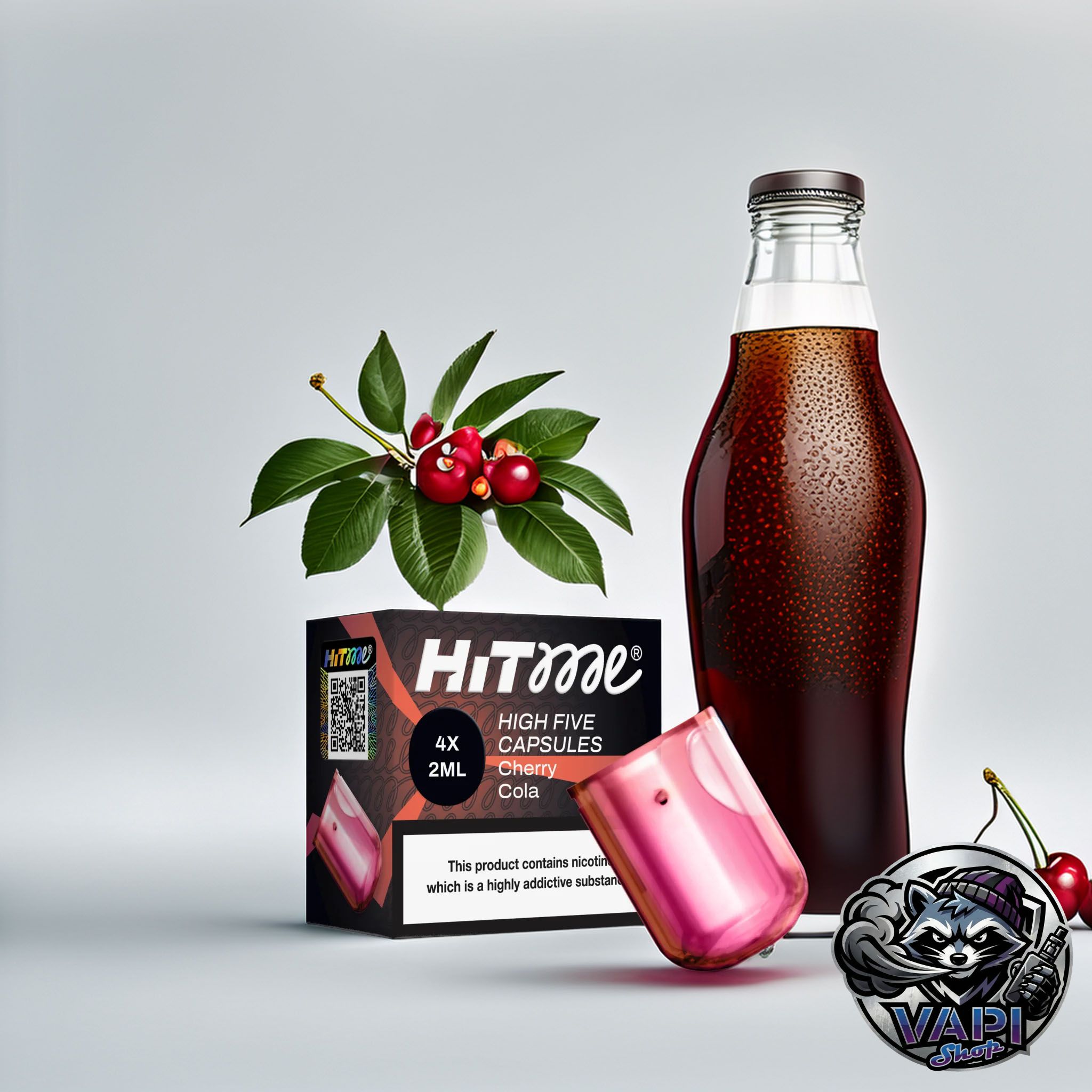Hitme-HIGHFIVE-Cherry-Cola-capsule Hitme High Five Capsules – Cherry Cola 2%