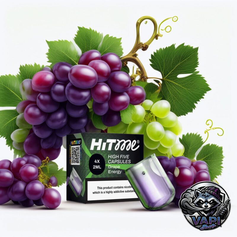 Hitme High Five Capsules – Grape Energy 2%