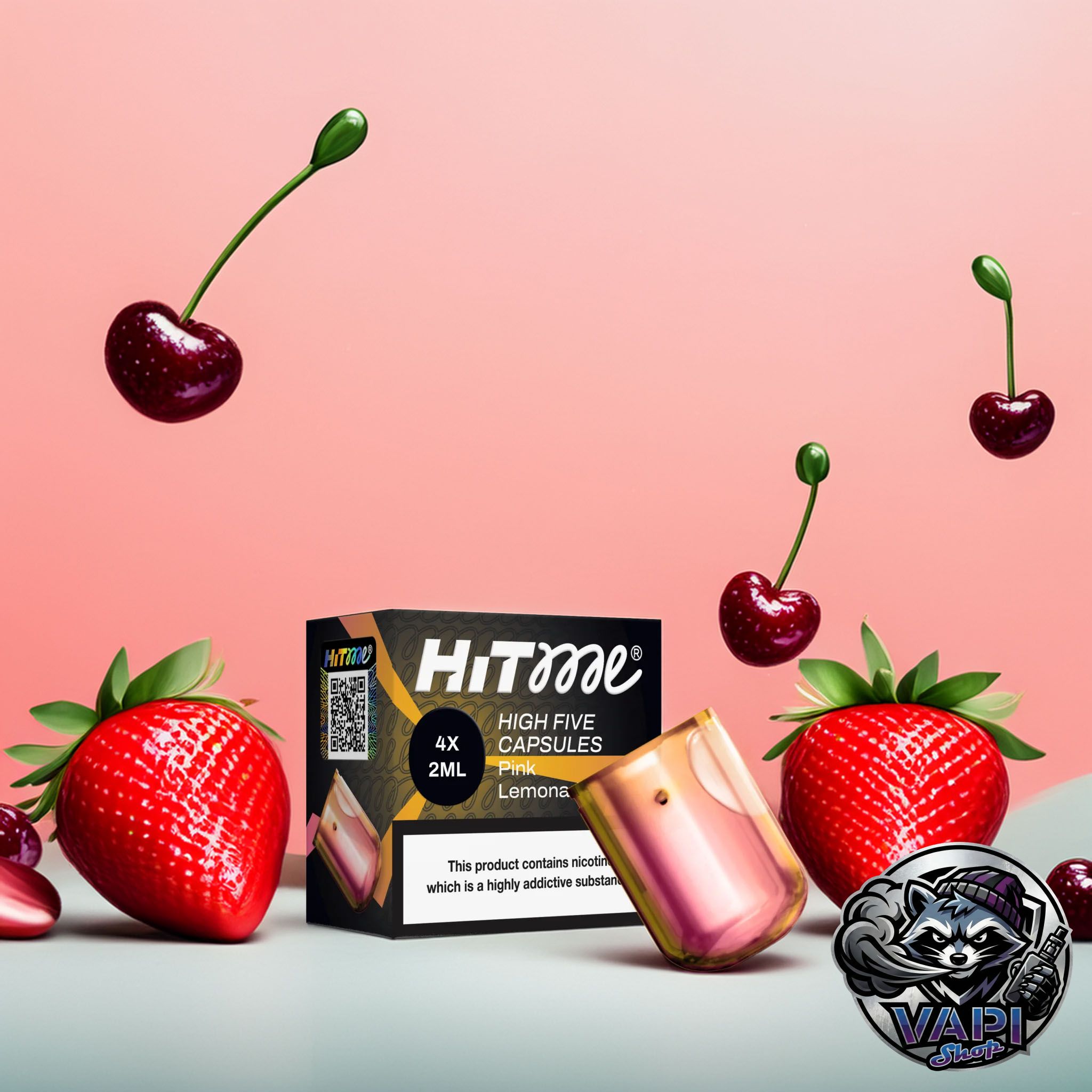 Hitme-HIGHFIVE-Pink-lemonade-capsule Hitme High Five Capsules – Pink Lemonade 2%